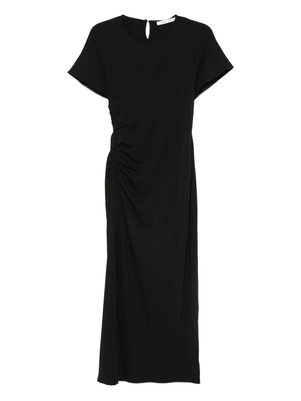 crew-neck midi dress - 1