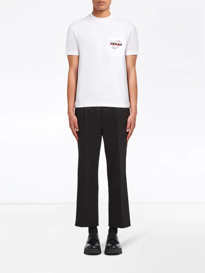 Prada stretch logo T-shirt outlook