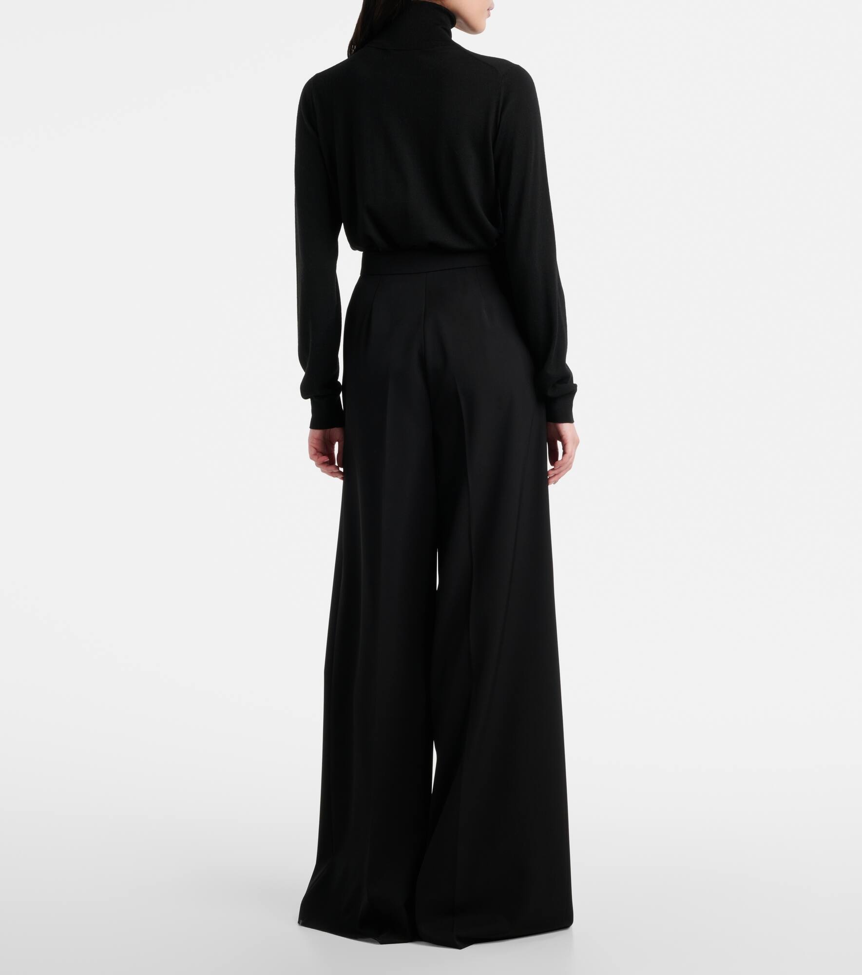 Ninfa wool wide-leg pants - 3
