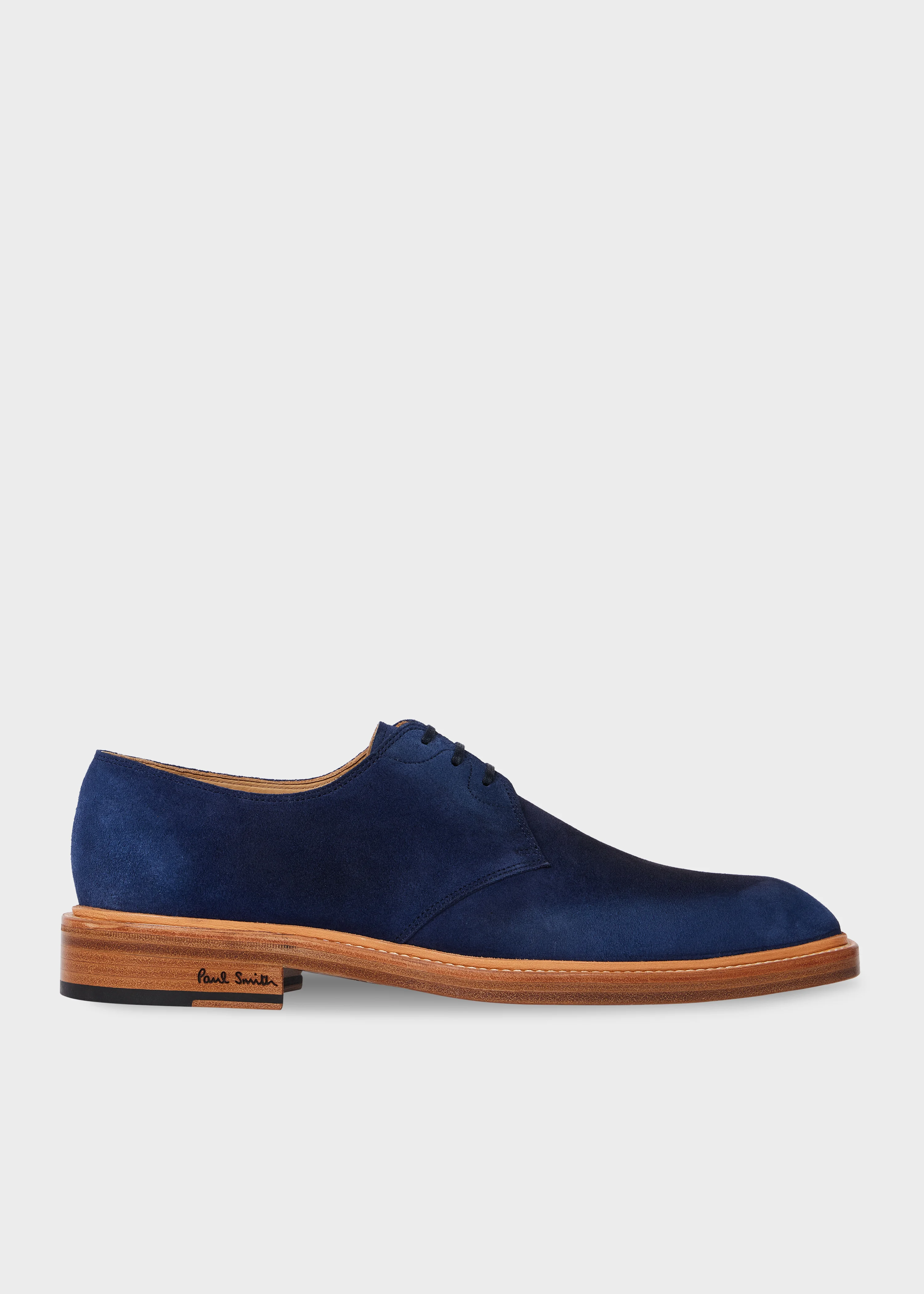 Blue Suede 'Sheridan' Shoes - 1