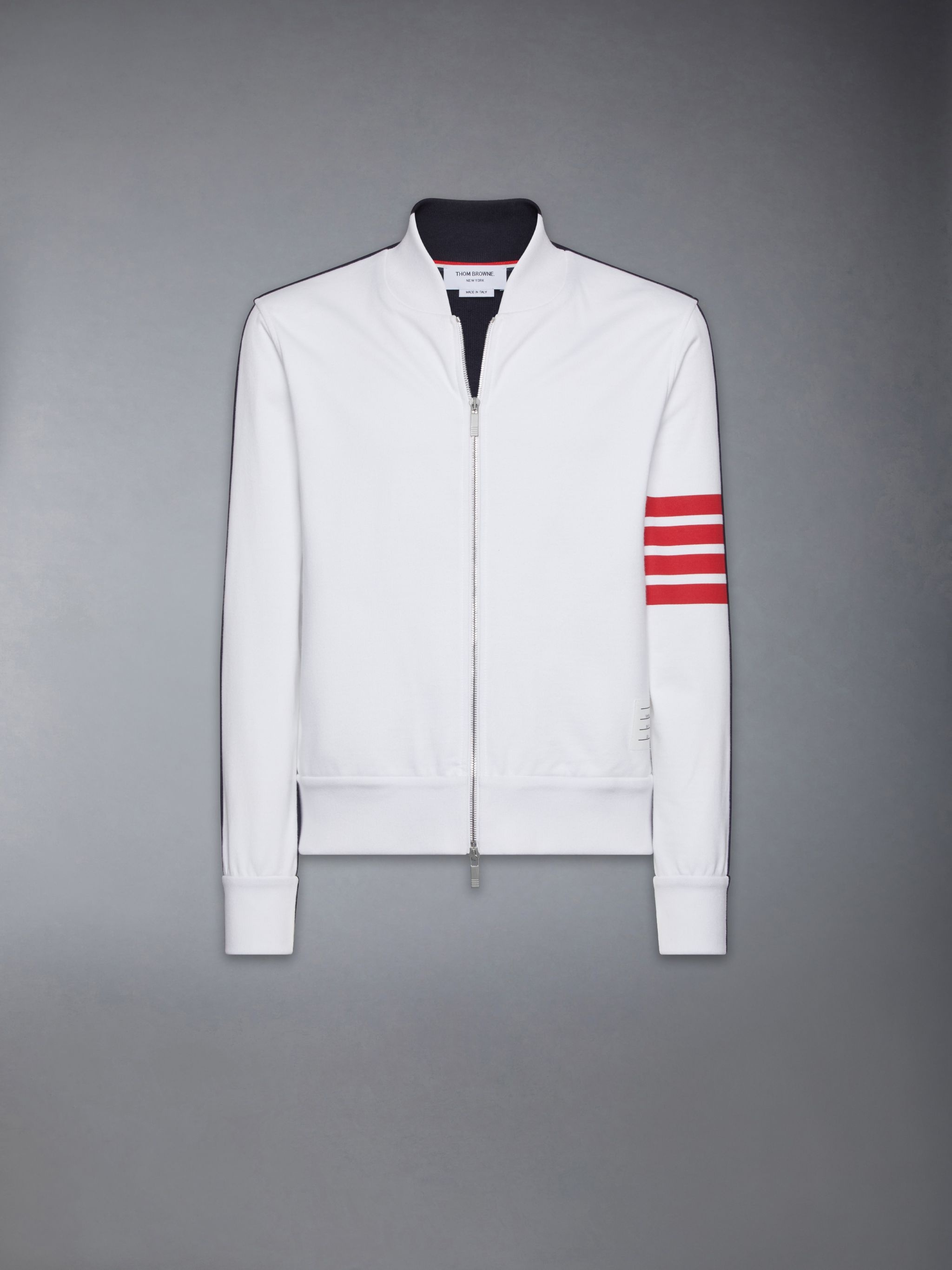 COTTON COLOR BLOCK BOMBER JACKET - 6