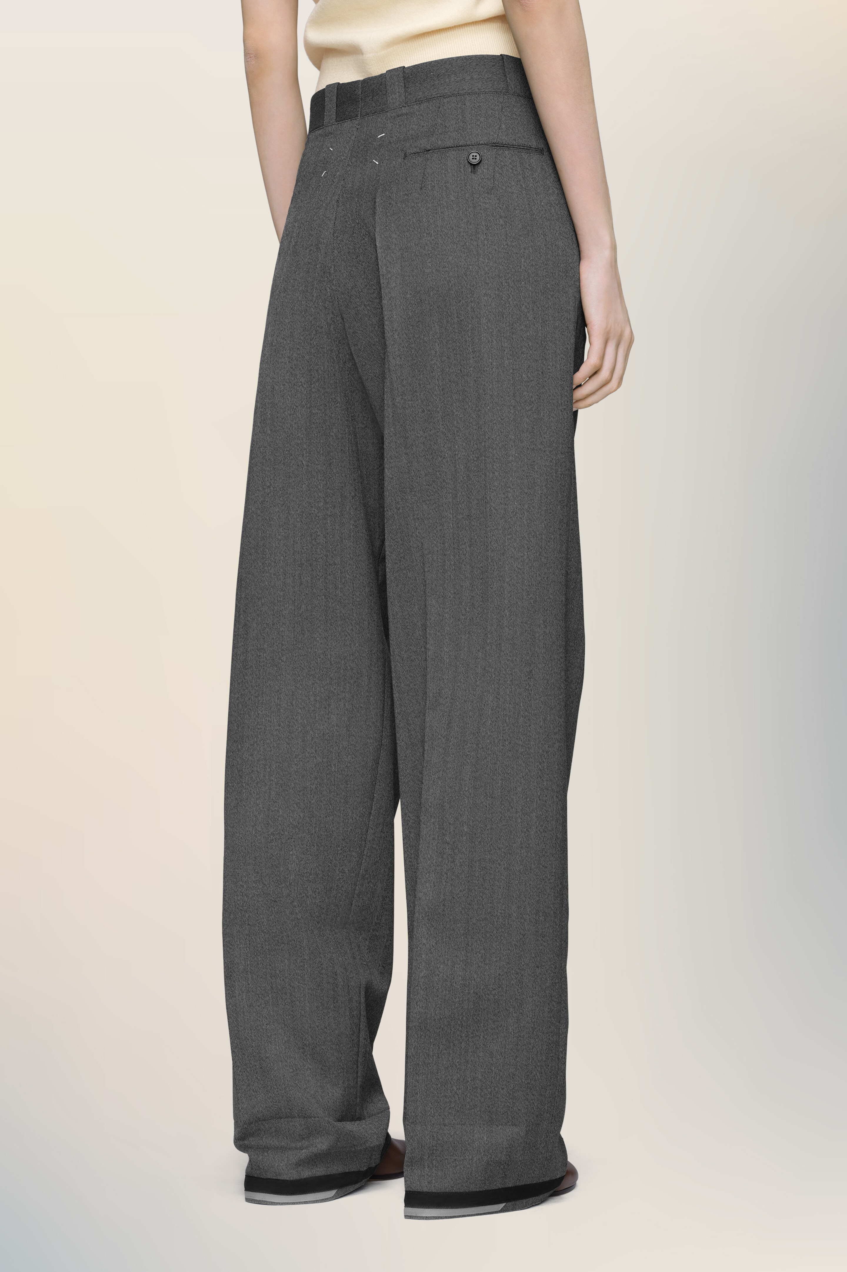 Tailored wool trousers - 5