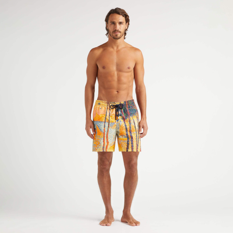 Vilebrequin Men 360 Swim Trunks Voile et Pins - Vilebrequin x Paul Signac outlook