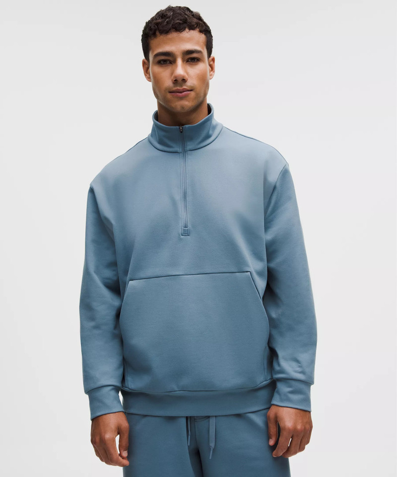 Heavyweight Soft Jersey Half Zip 1