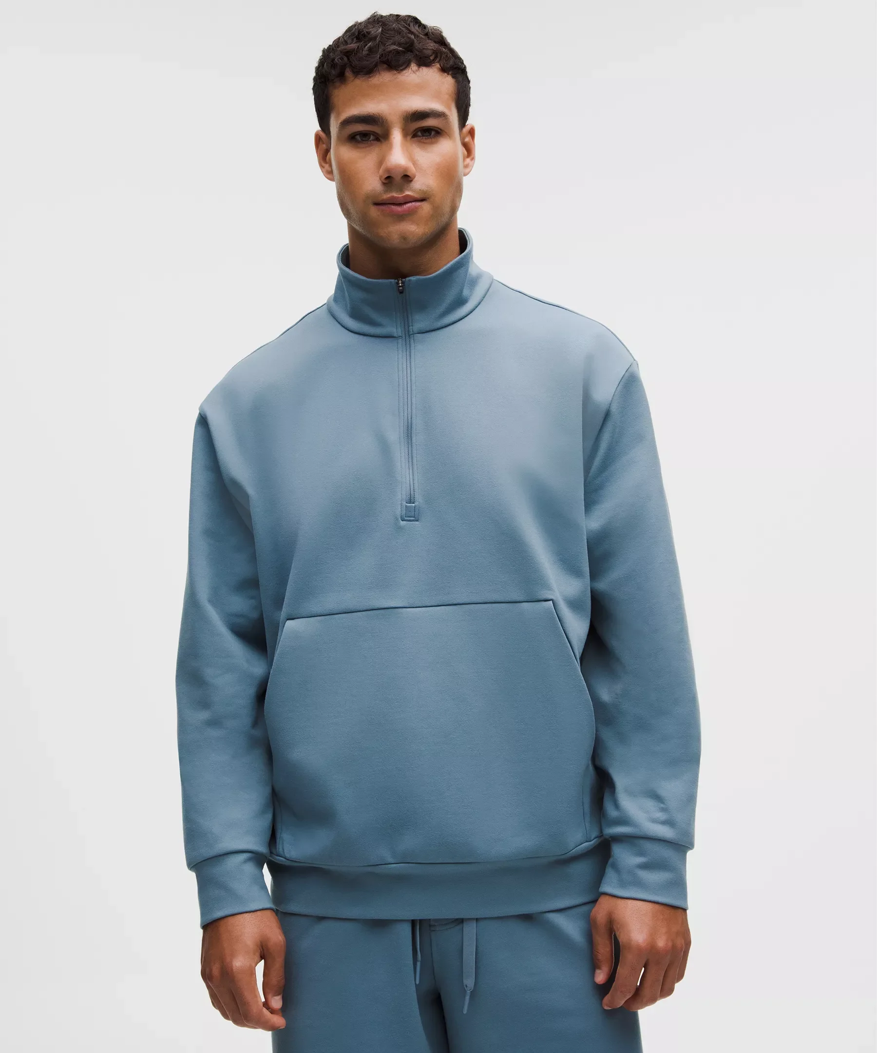 Heavyweight Soft Jersey Half Zip - 1