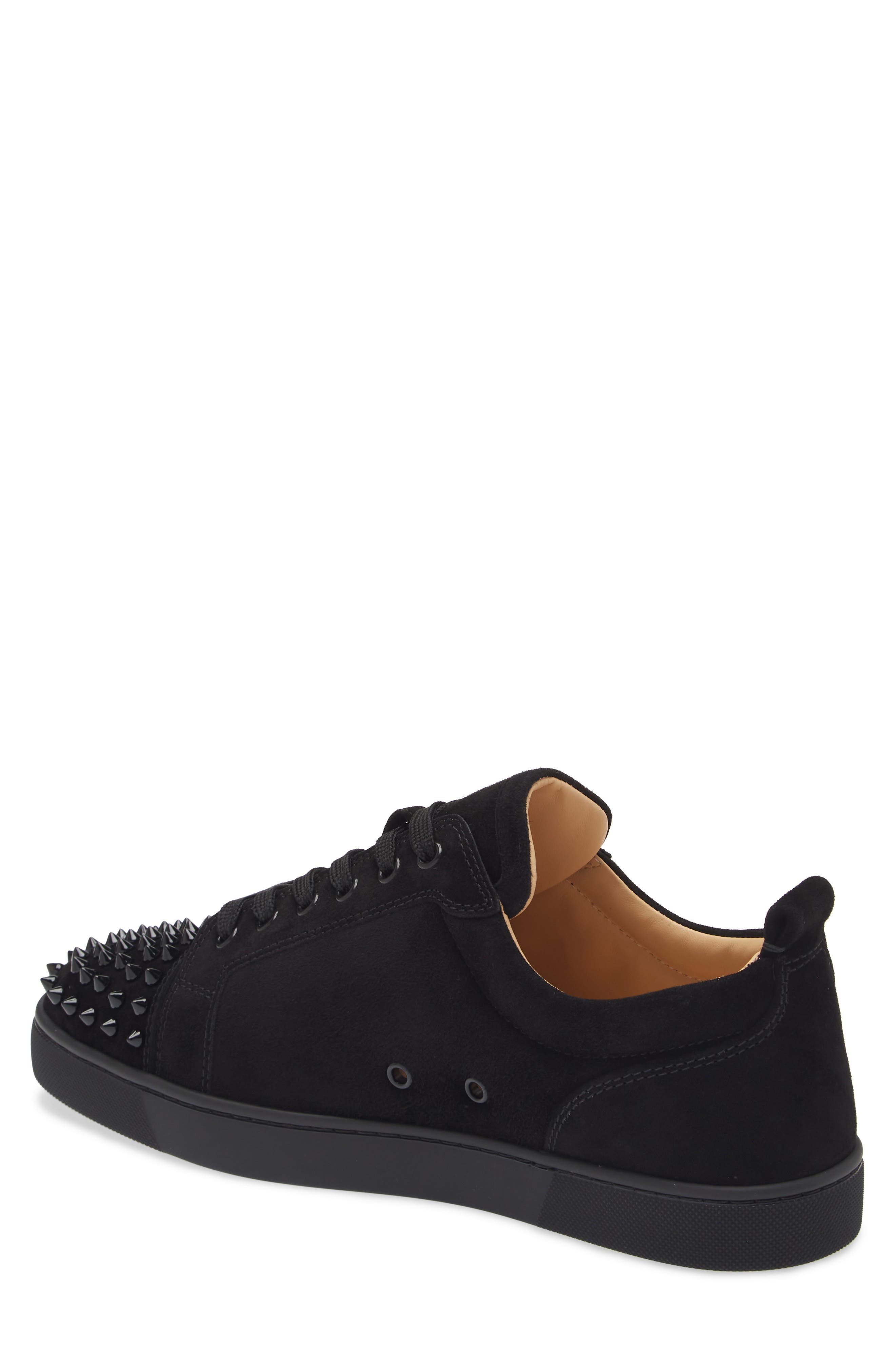 Christian Louboutin Louis Junior Spikes Sneaker in Cm53 Black/black at Nordstrom - 2