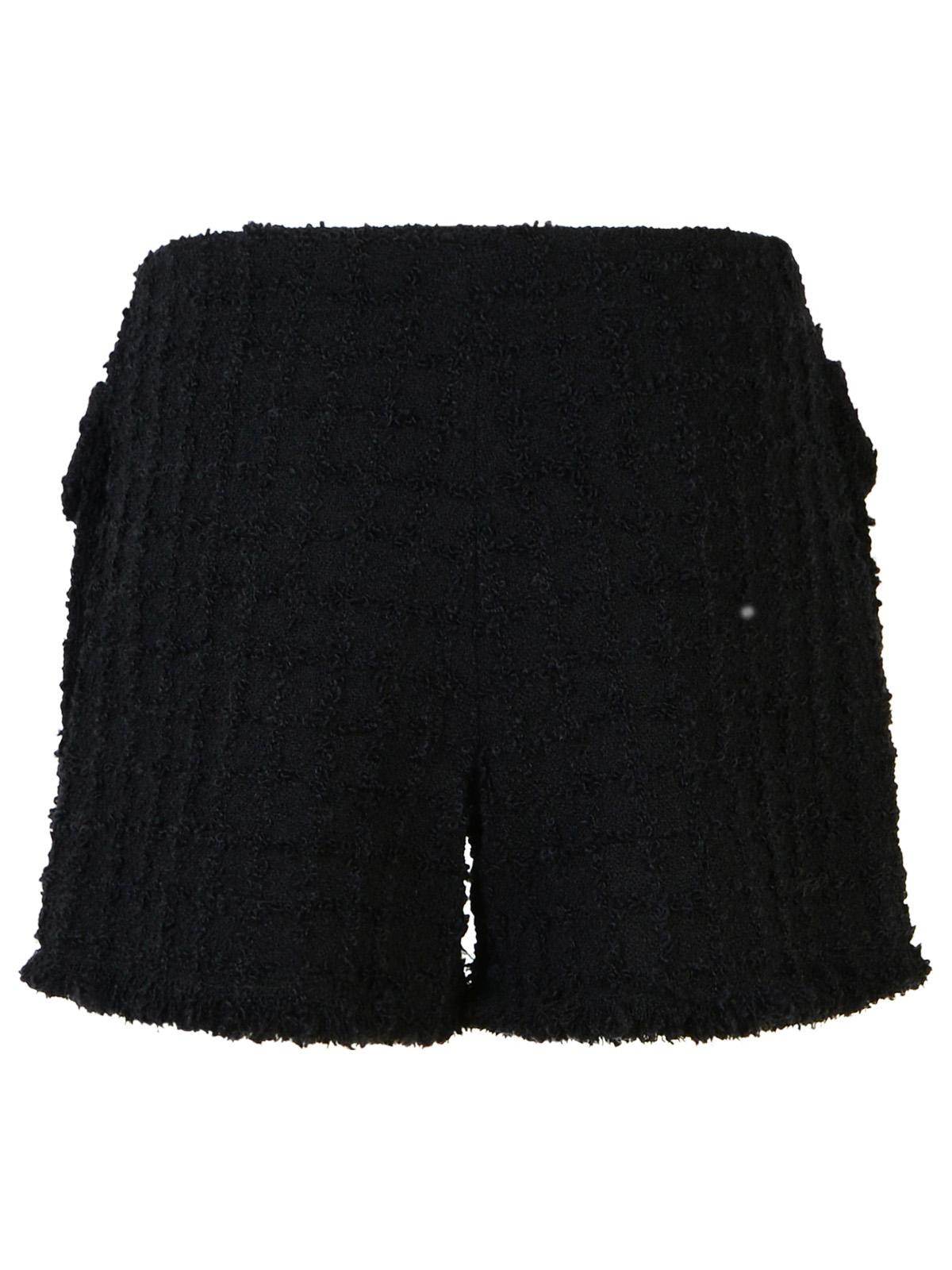 Versace Black Virgin Wool Blend Shorts Women - 3