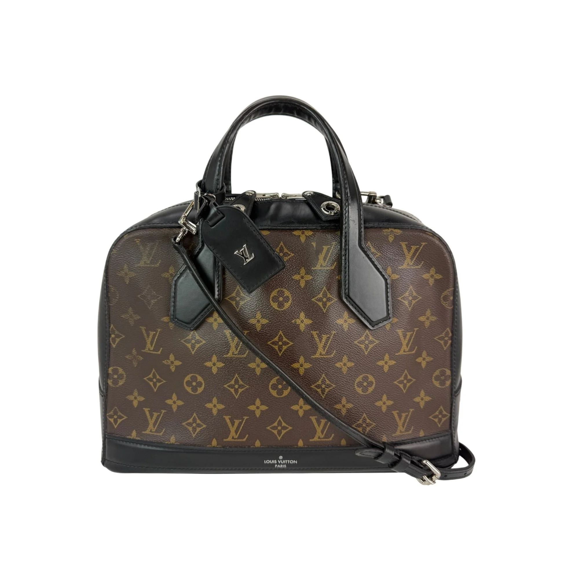 Louis Vuitton Dora Monogram MM Noir Shoulder Hand Bag - 1
