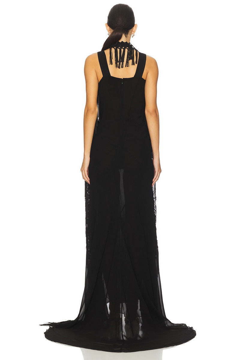 Blumarine Embroidered Georgette Dress outlook