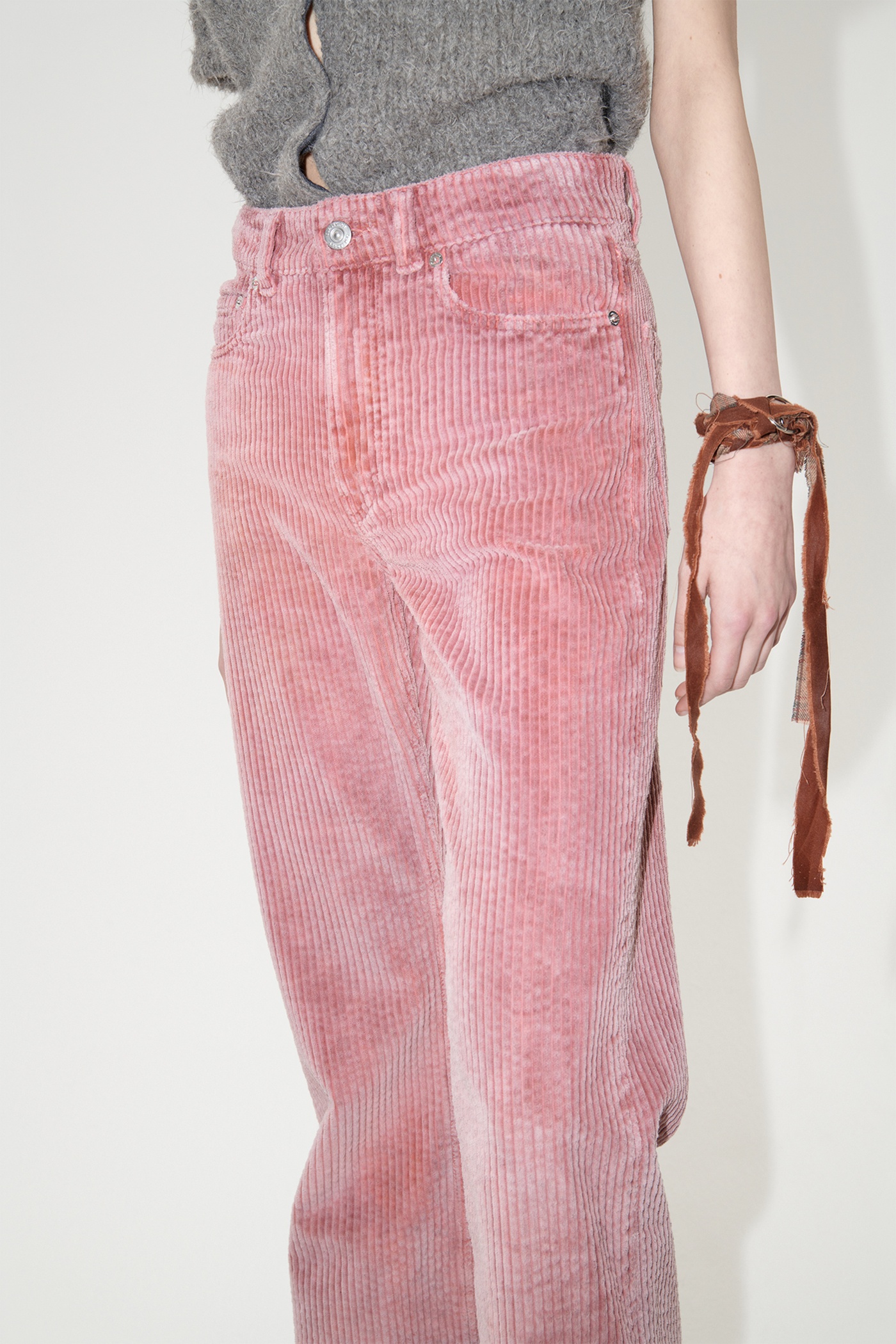 Boot Cut Antique Pink Rustic Cord - 4
