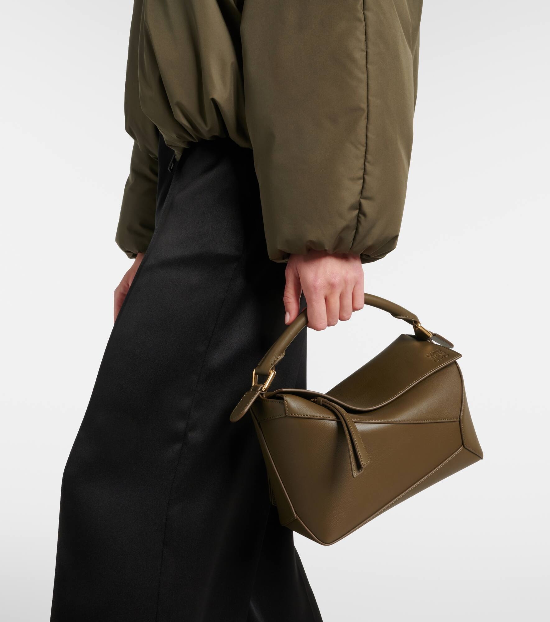 Puzzle Small leather shoulder bag - 2