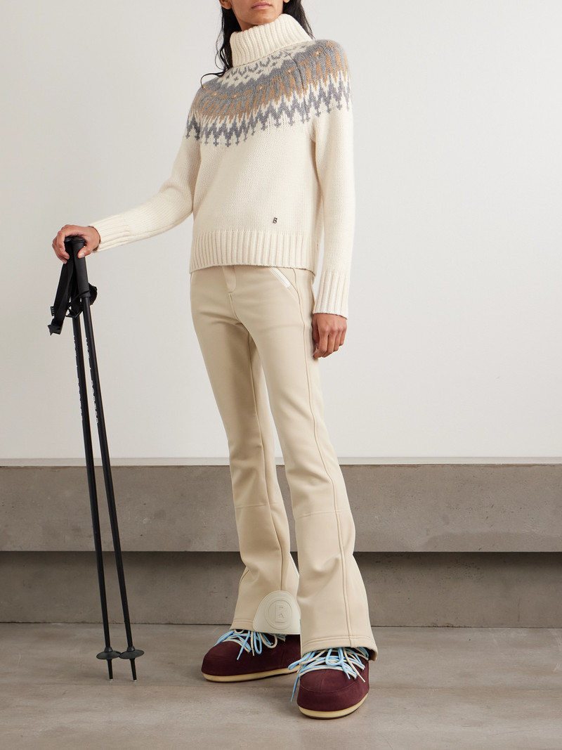 BOGNER Ingrid Fair Isle Cashmere Turtleneck Sweater outlook