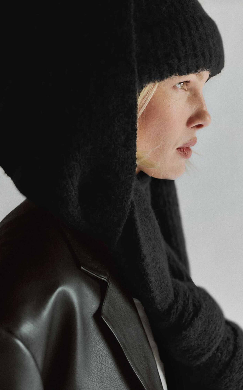 Janessa Leoné Benji Alpaca-Blend Headscarf black outlook