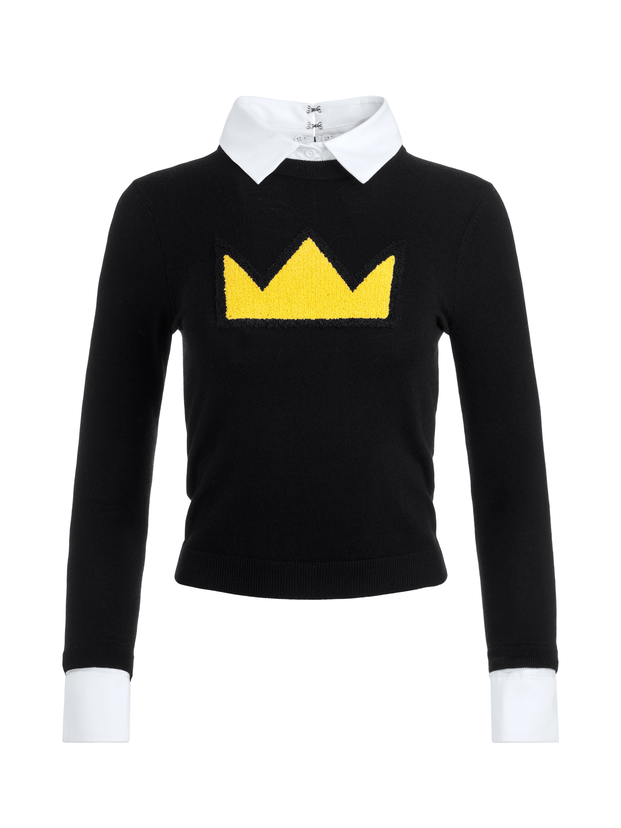 A+O X BASQUIAT PORLA COLLARED SWEATER - 1