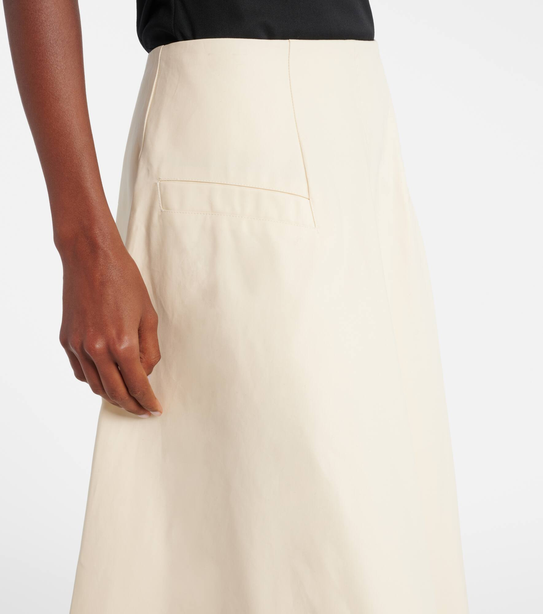 Celeste cotton midi skirt - 4