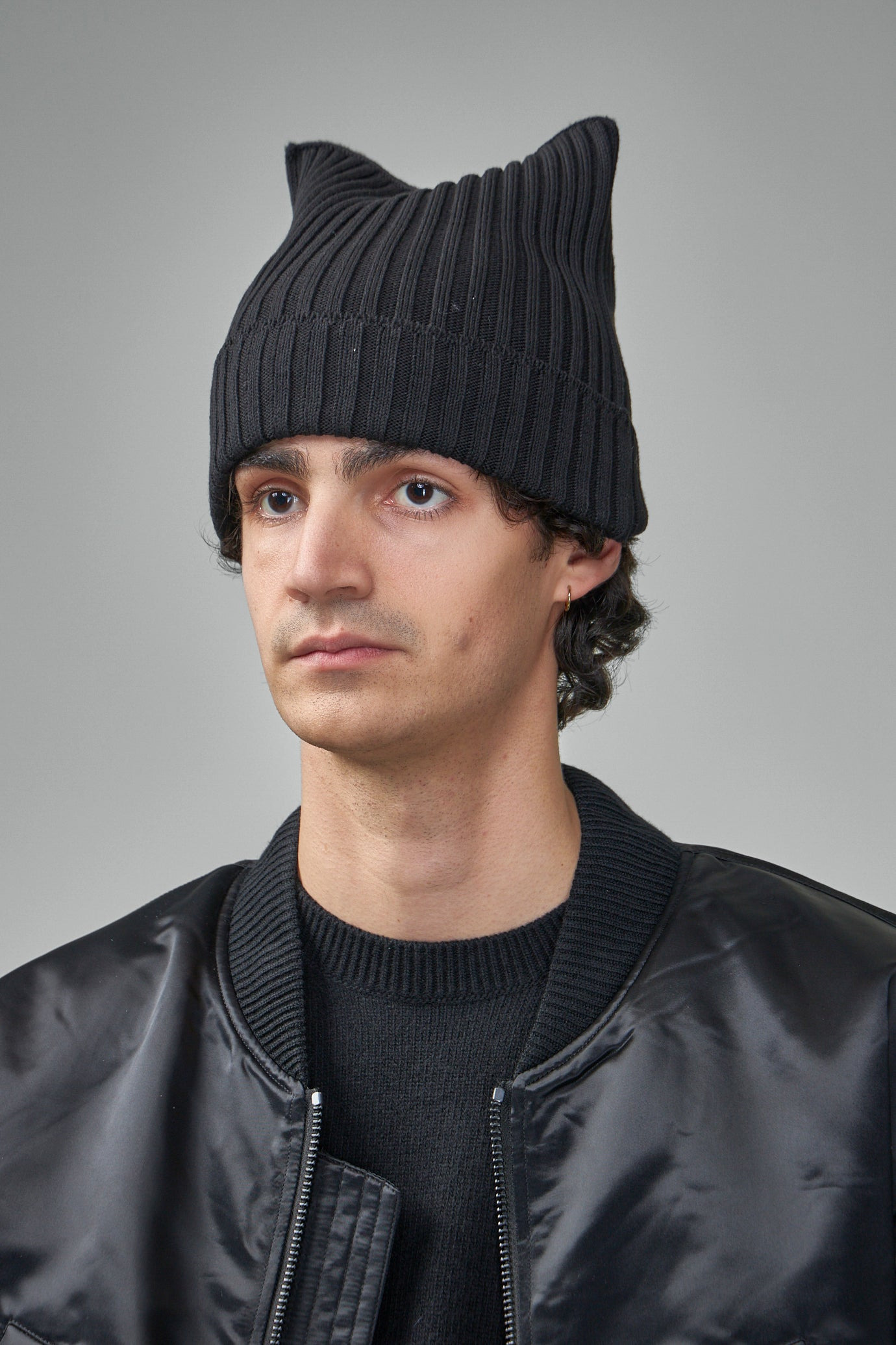 Ribbed Square Beanie - 2