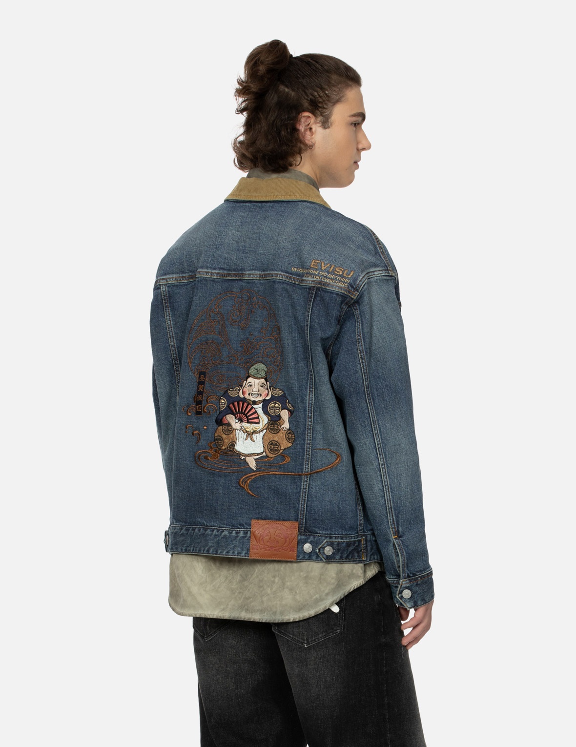 EBISU EMBROIDERY LOOSE FIT DENIM JACKET - 7