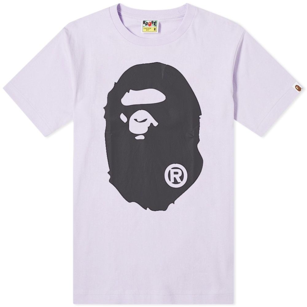 A Bathing Ape Bicolour Big Ape Head Tee - 1