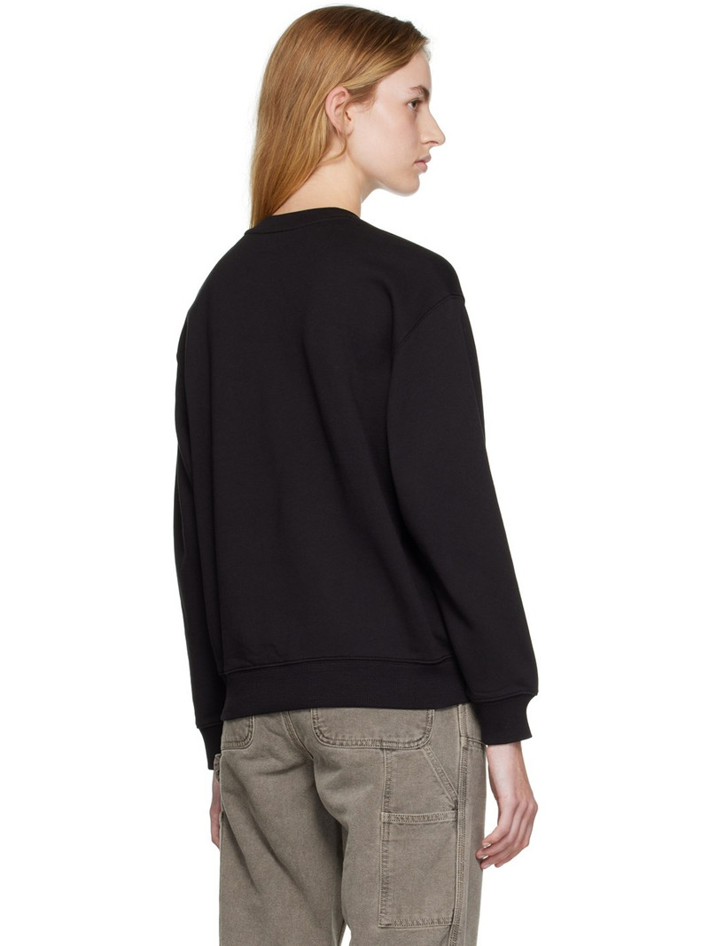 Black Embroidered Sweatshirt 3