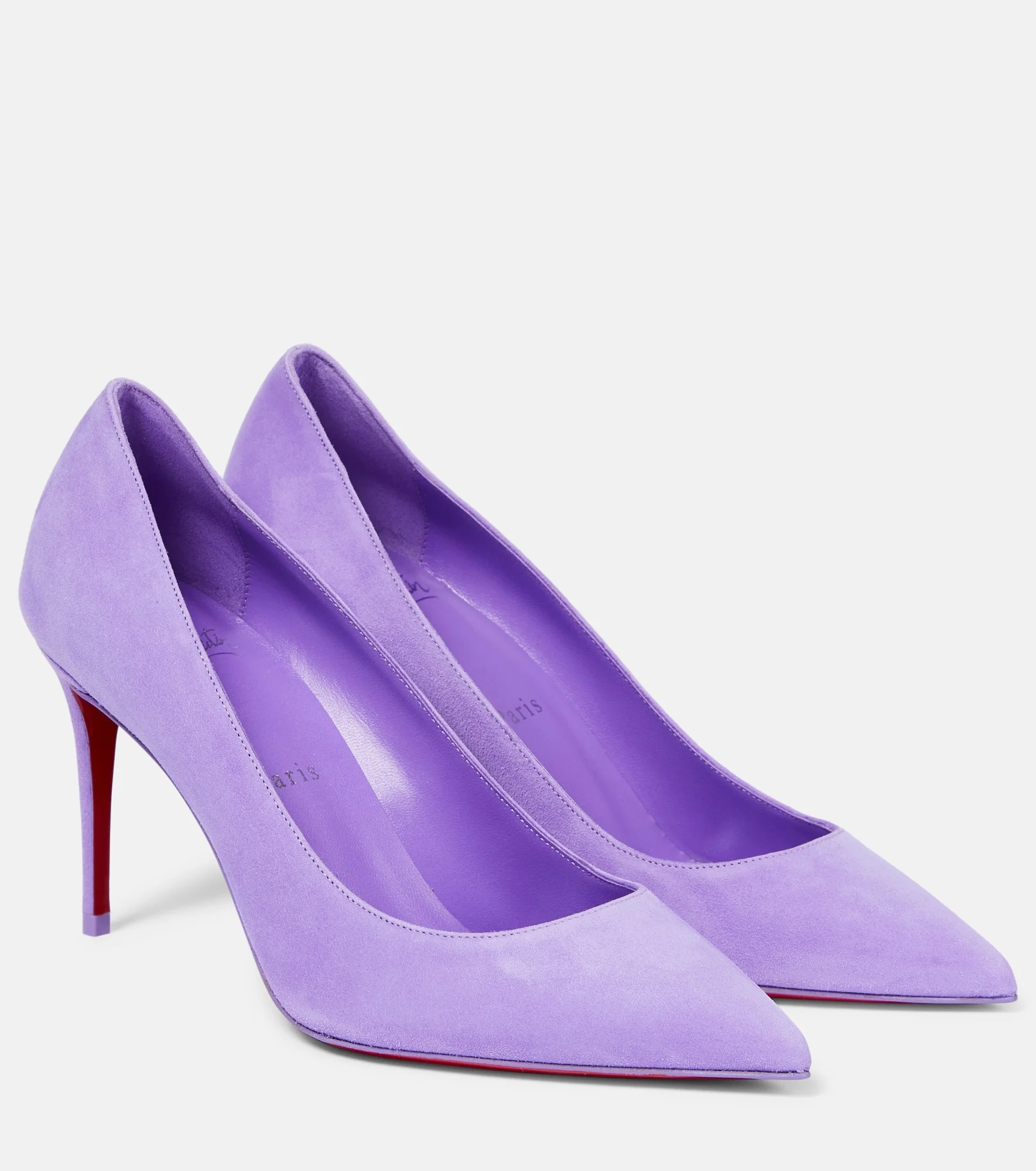 Kate 85 patent suede pumps - 1