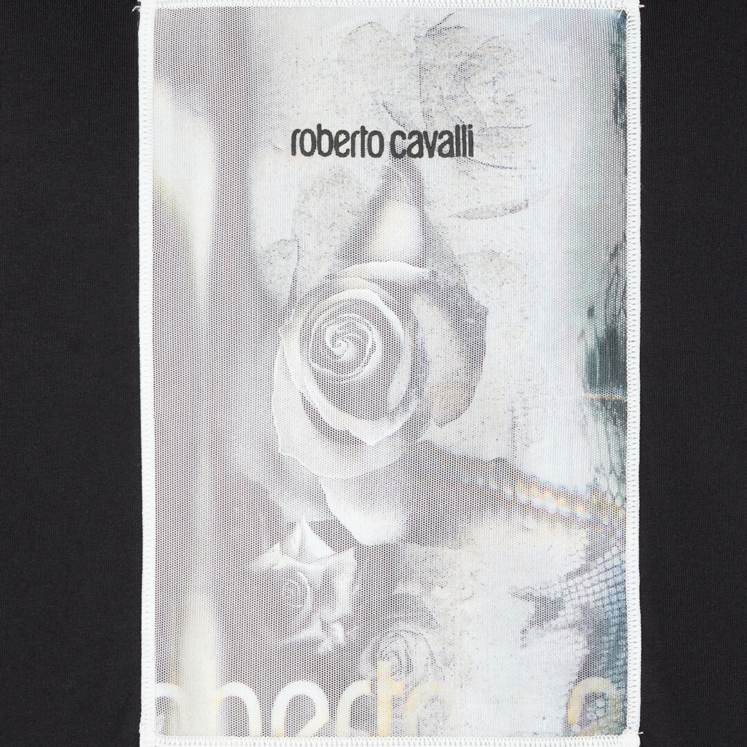 Rose-Print T-Shirt With Logo - 5