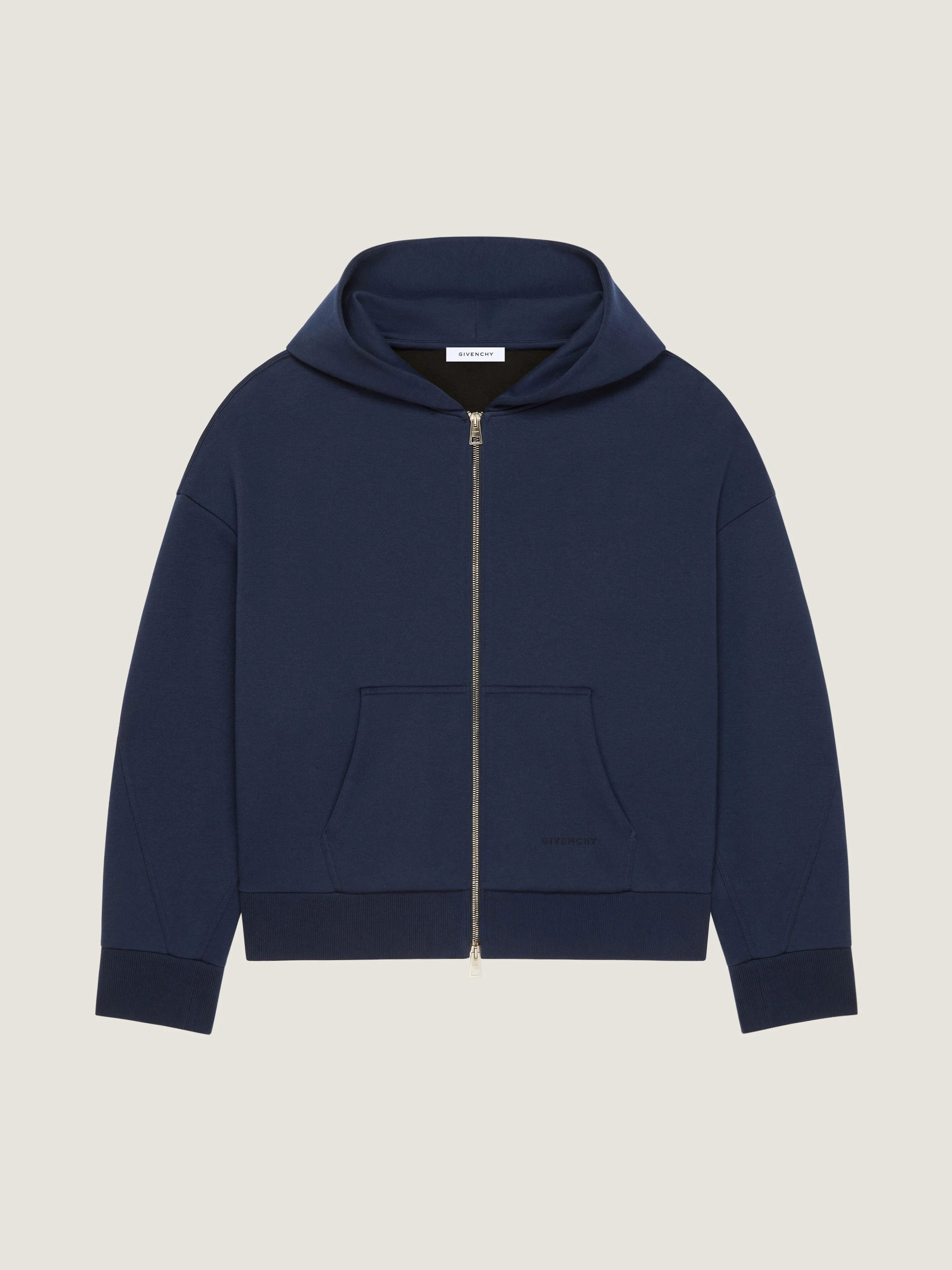 ZIPPED HOODIE IN SCUBA - 1