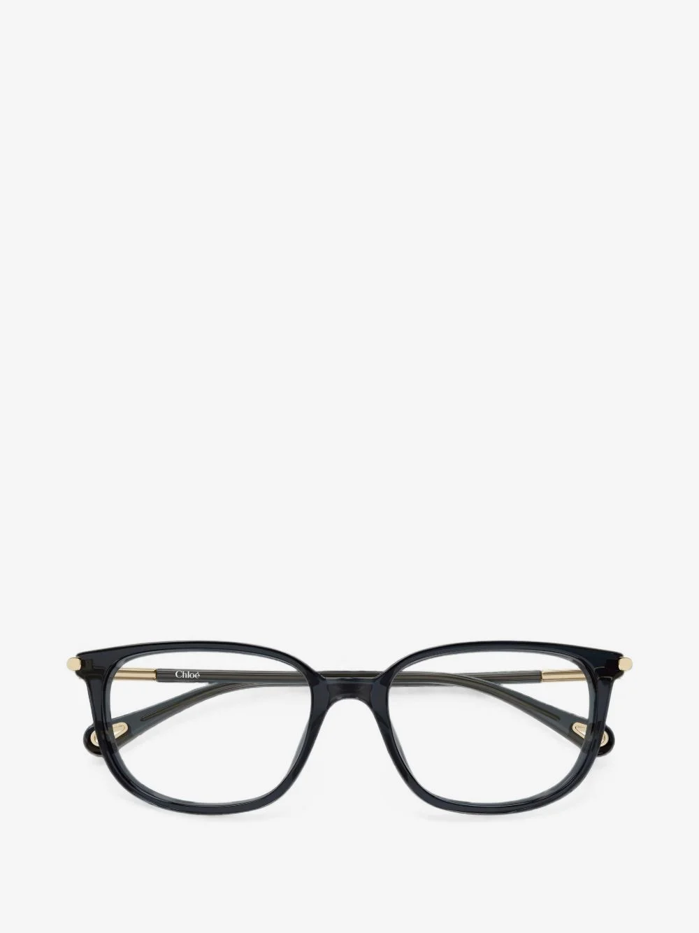 geometric-frame glasses - 1