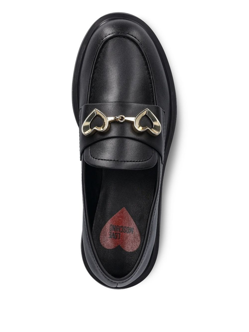 Moschino heart platform loafers outlook