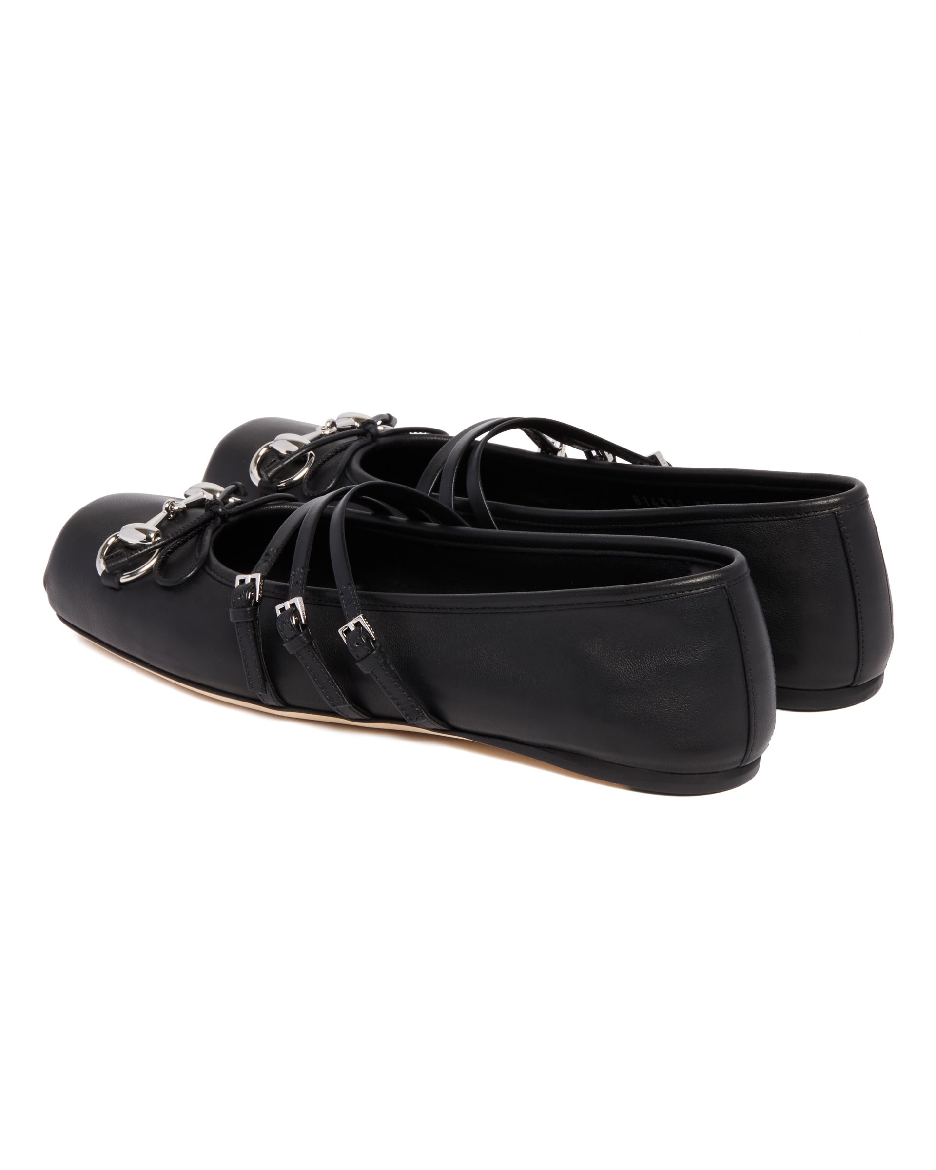 Black Morsetto Ballet Flats - 5