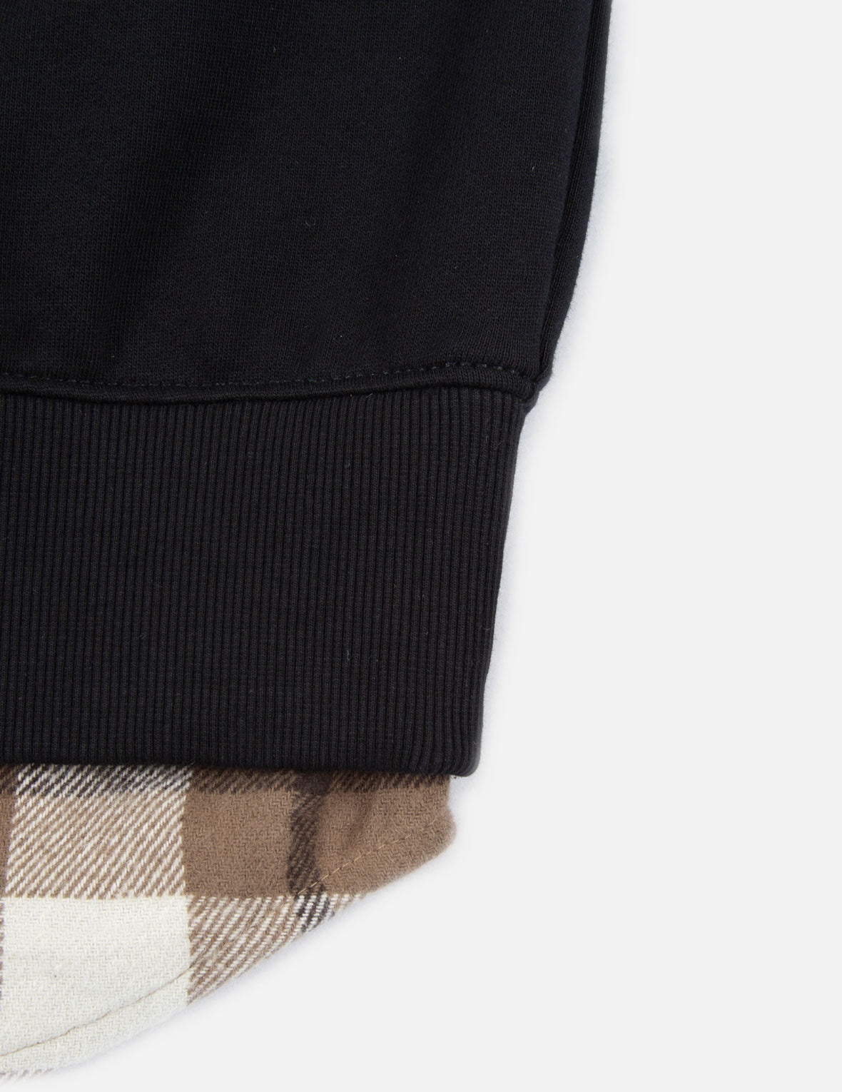 Contrast Hem Mock 2-in-1 Sweatshirt - 10