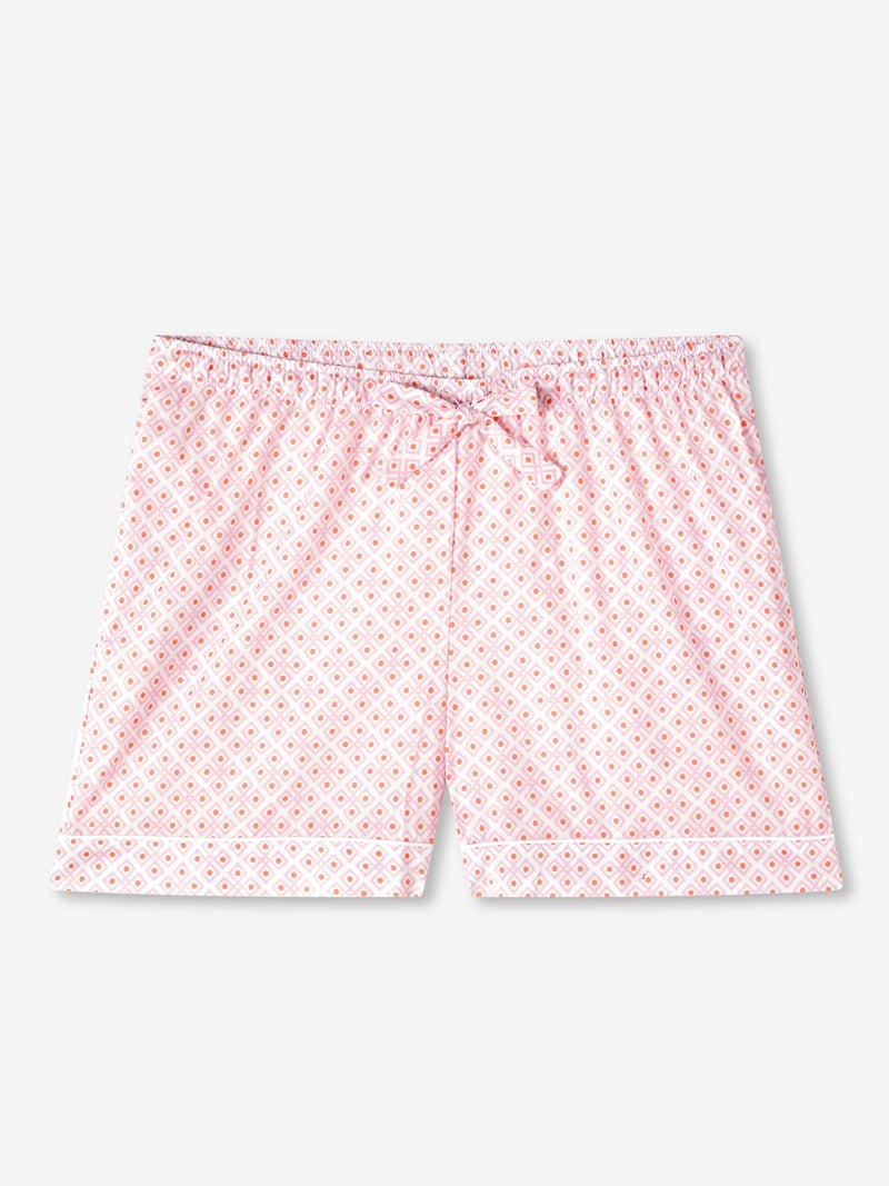 Women's Lounge Shorts Ledbury 56 Cotton Batiste Pink - 1