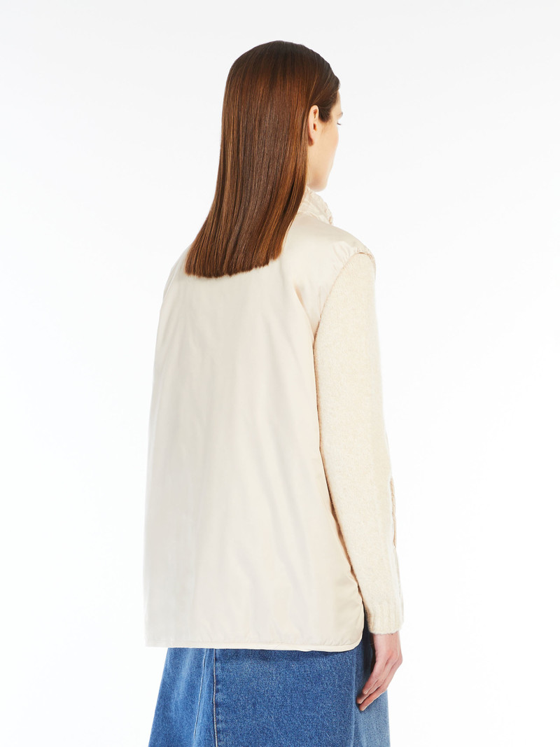 YORO Reversible water-repellent canvas gilet 4