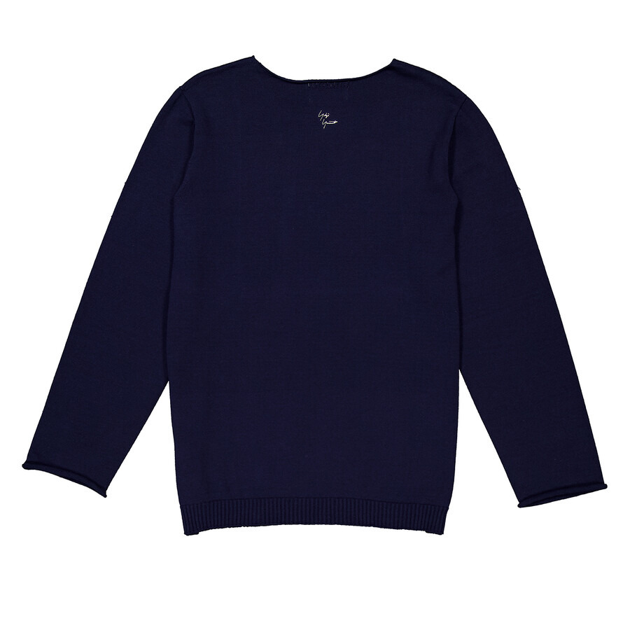 Yohji Yamamoto Logo-Embroidered Jumper, Brand Size 3 (Large) - 6