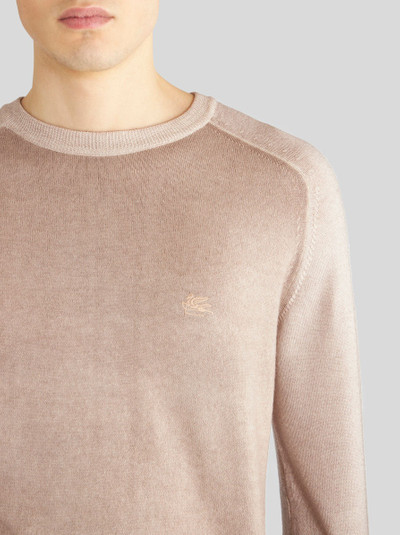 Etro WOOL JUMPER WITH LOGO outlook