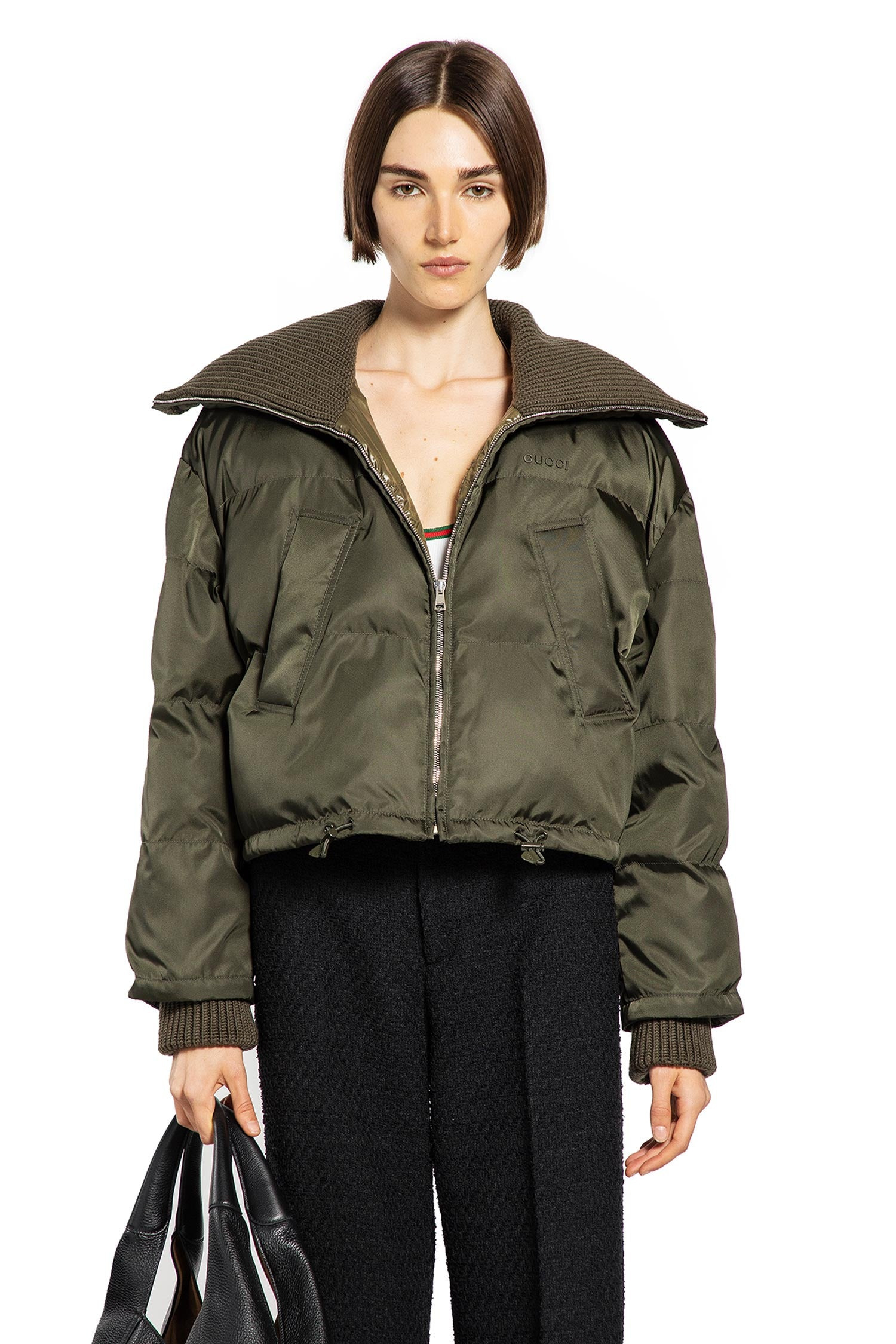 Gucci Woman Green Trousers - 6