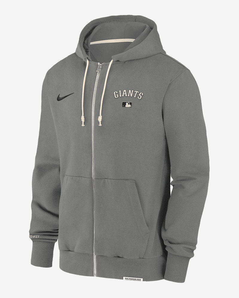 San Francisco Giants Authentic Collection Travel Men's Nike Dri-FIT MLB Full-Zip Hoodie 1