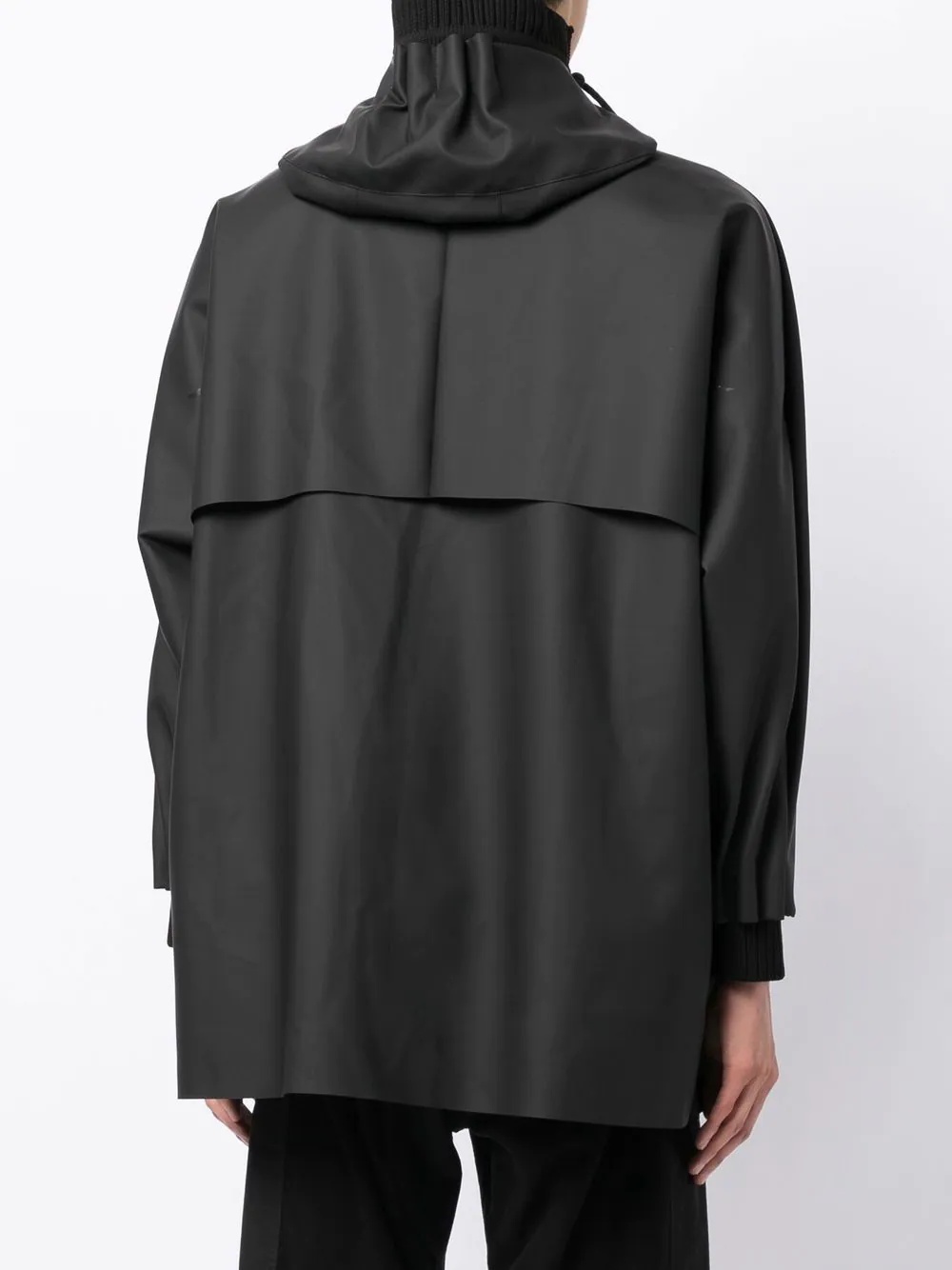 tube pleat rain jacket - 5