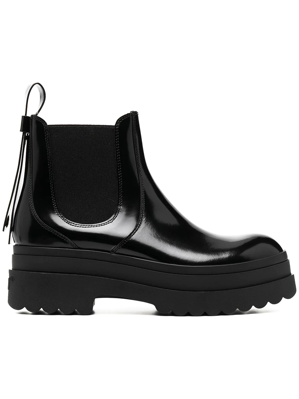 patent leather ankle boots  - 1