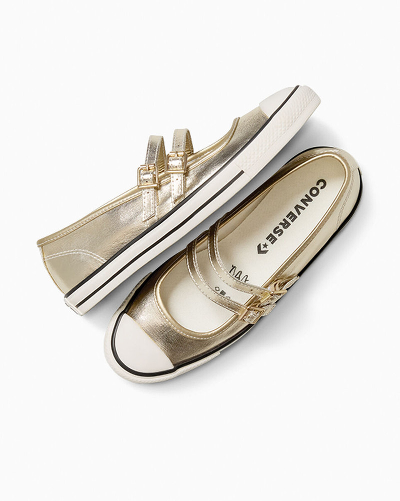 Chuck Taylor All Star Dainty Mary Jane Metallic Canvas 6