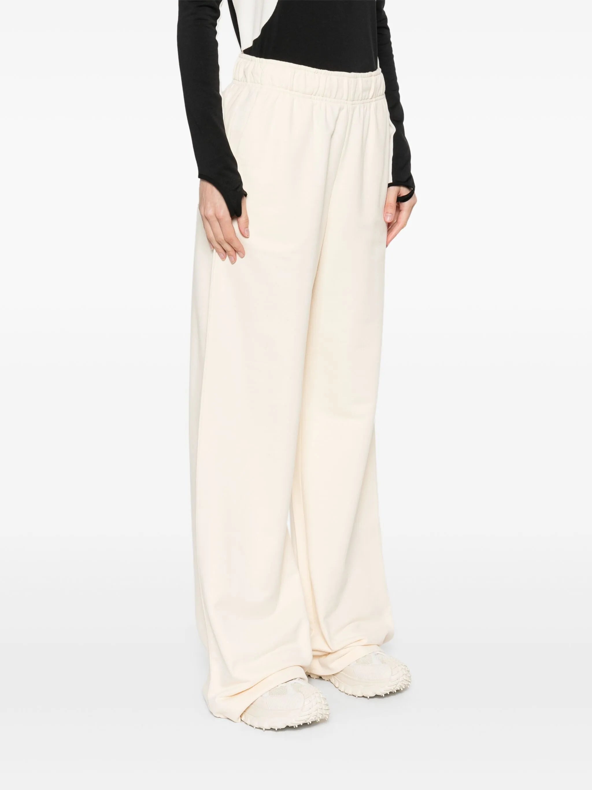 Cotton Wide-leg Track Pants - 3