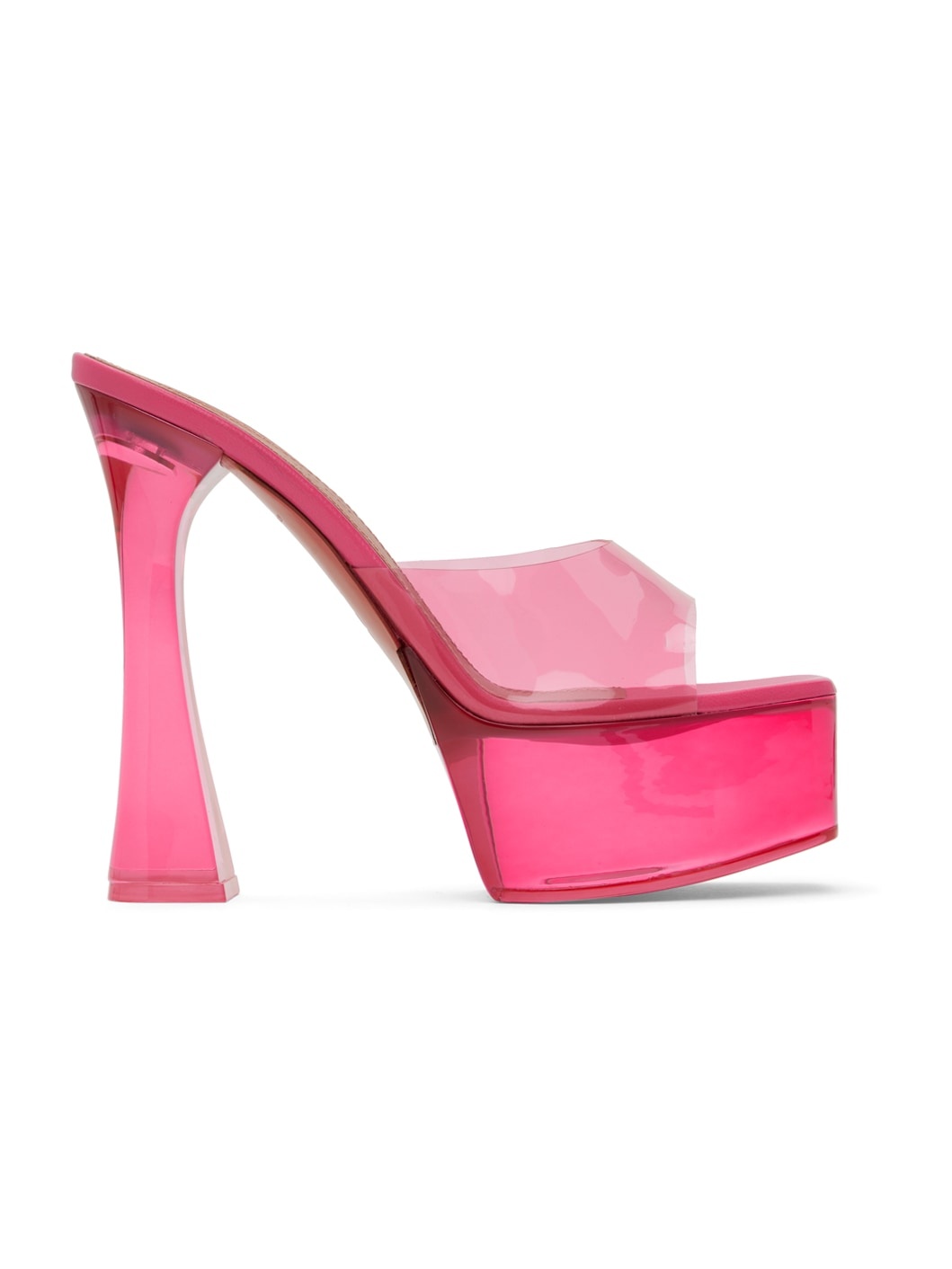 Pink Dalida Glass 140 Heeled Sandals - 1