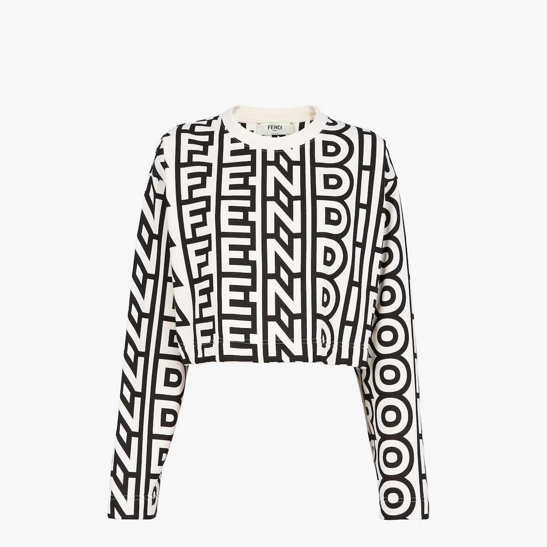 Two-tone jersey Fendi Roma Capsule sweatshirt - 1