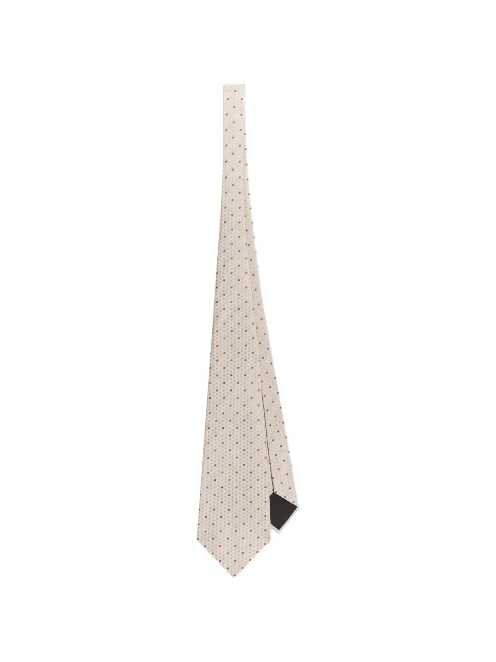 polka dot jacquard tie - 1