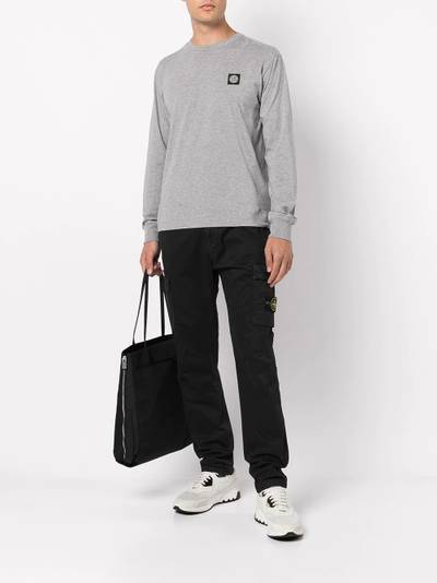 Stone Island Compass patch long-sleeve T-shirt outlook