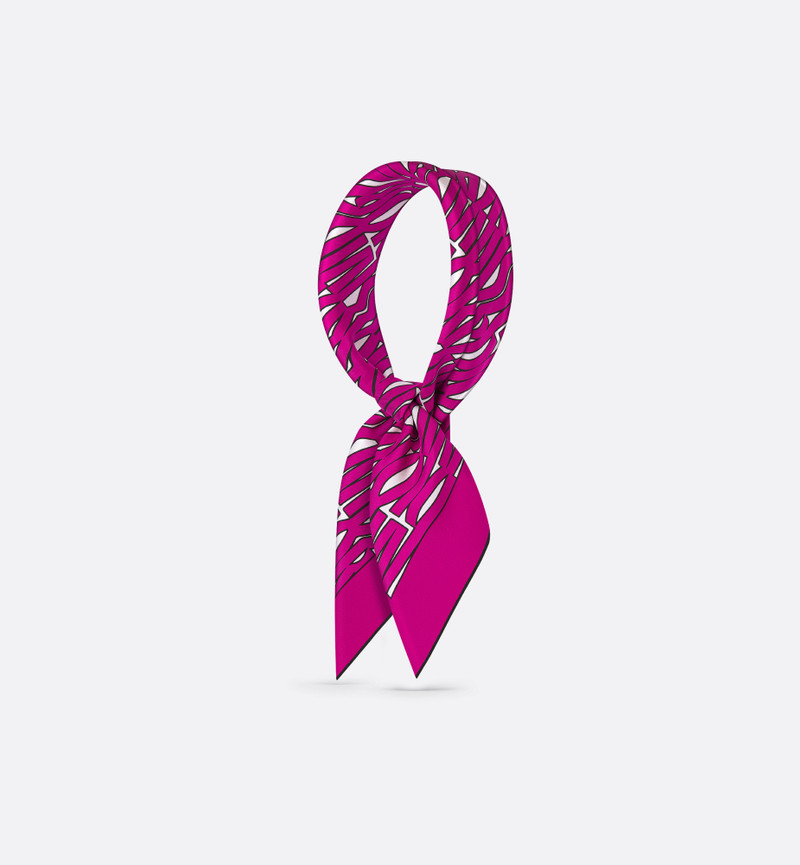 Miss Dior Allover 90 Square Scarf 5