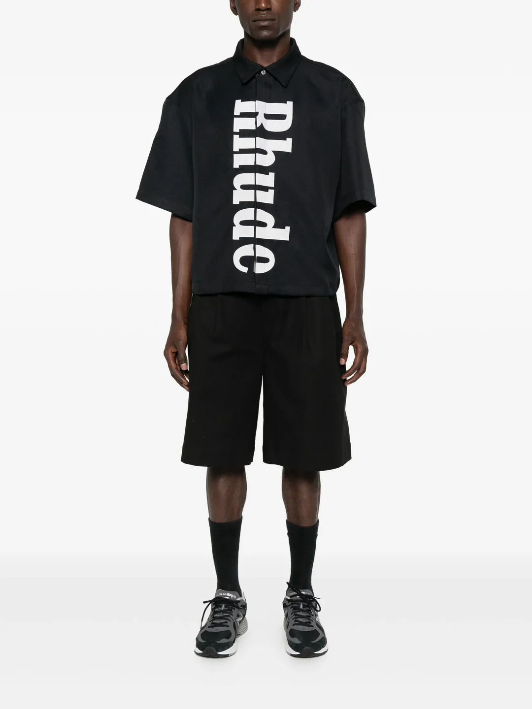 Center Logo Button Up Shirt - 2