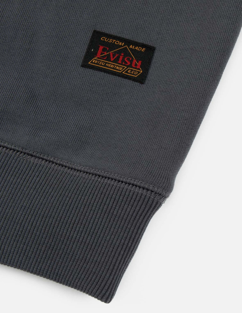 DEER AND CLOUD-PATTERN LOGO PRINT LOOSE FIT SWEATSHIRT 12