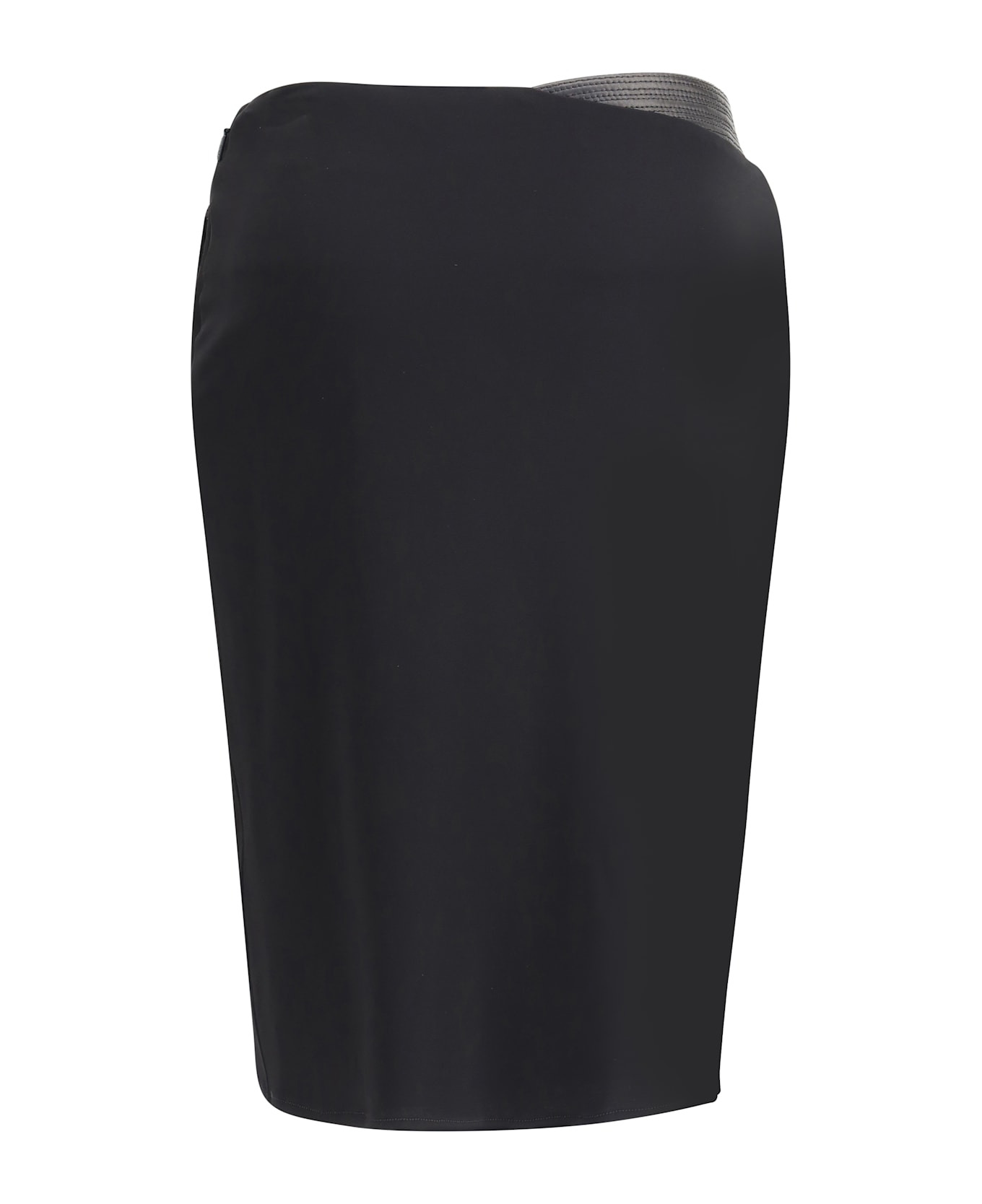 Draped Jersey Skirt - 2
