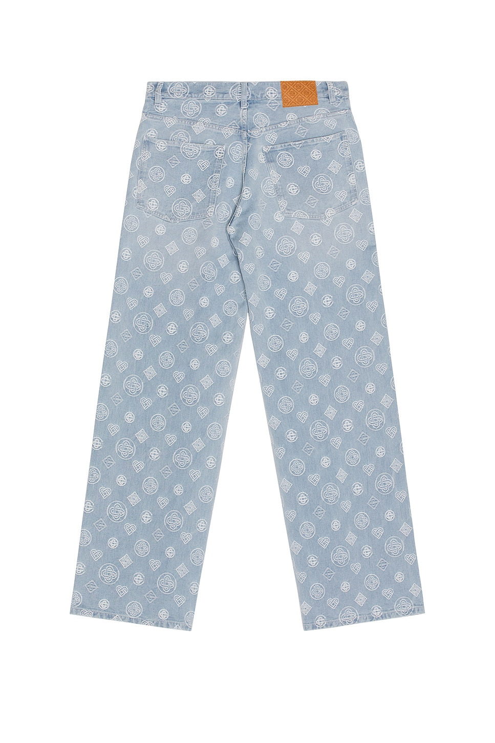 Relaxed Fit Monogram Jeans - 2