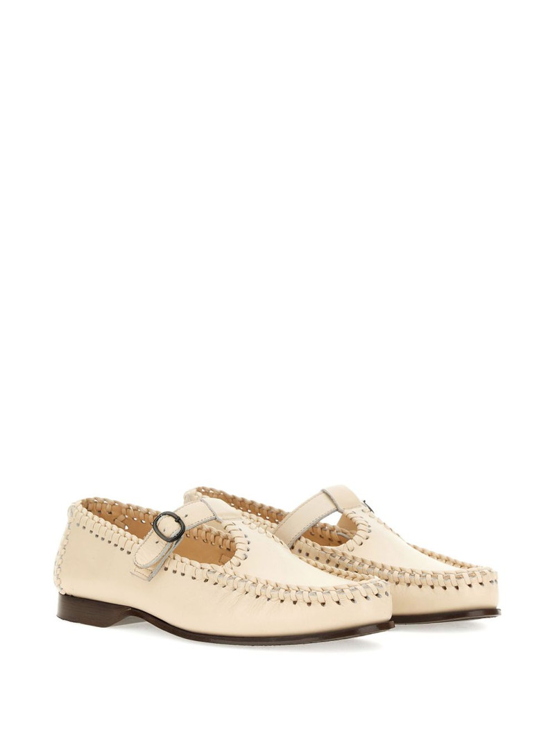 HEREU buckle detail loafers outlook